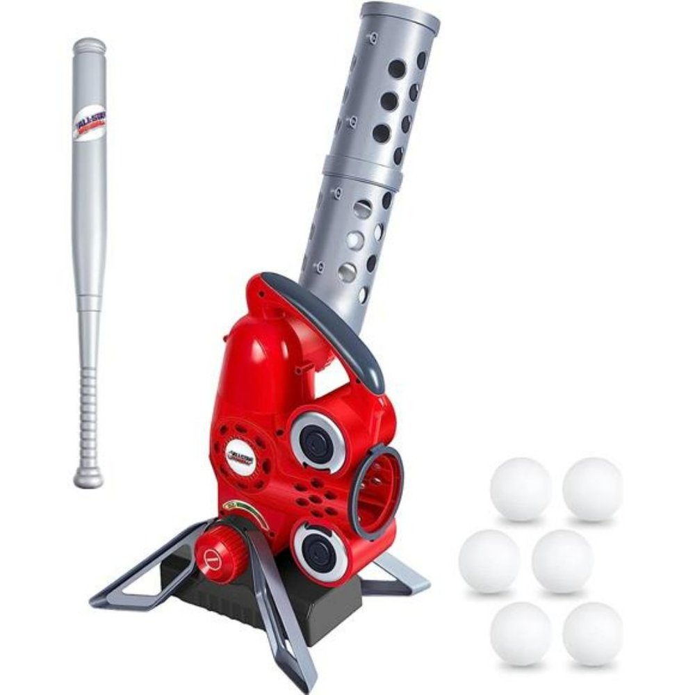Baseball Pitching Machine Powered Battery Sports Baseball Launcher